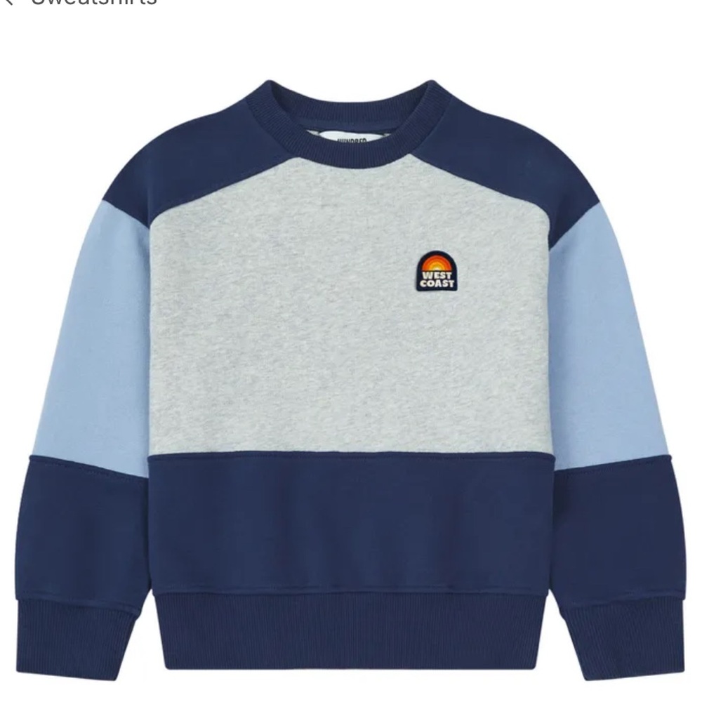 Hundred Pieces Navy and Cream Sweatshirt
